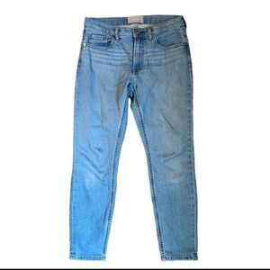 Everlane High Rise Light Wash Ankle Jeans Size 27